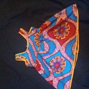 Here's a multicolor small baby dress